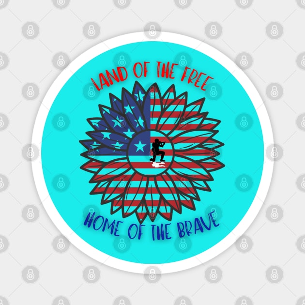 Land Of The Free Magnet by stadia-60-west